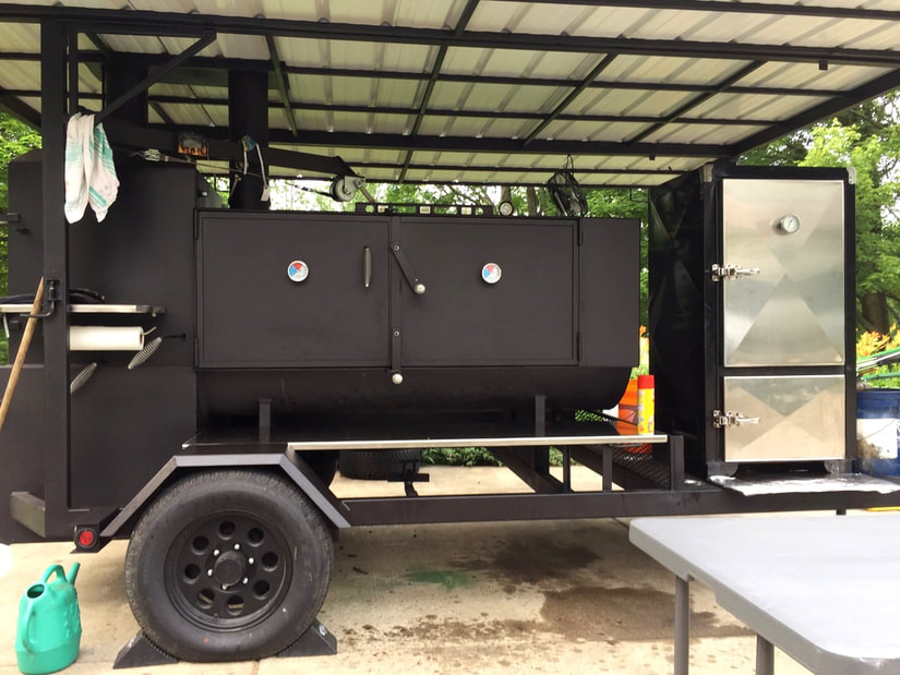 Our All Wood Fired Smoker